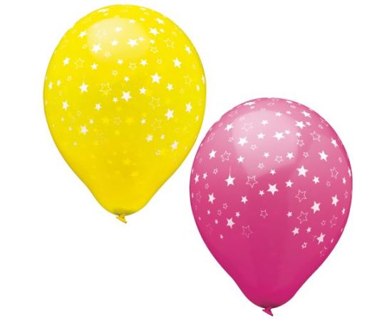etal-shops.com - Ballon D29 cm couleurs assorties ''Stars'' par 180