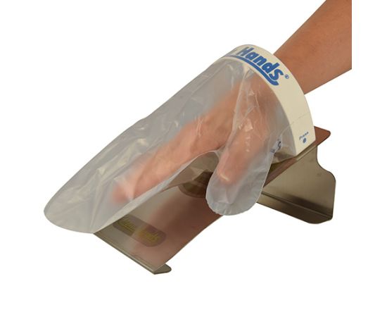 etal-shop.com - Base kit ''Clean Hands'' métal inoxydable 11,5 cm x 12,7 cm x 22 cm argent par 8