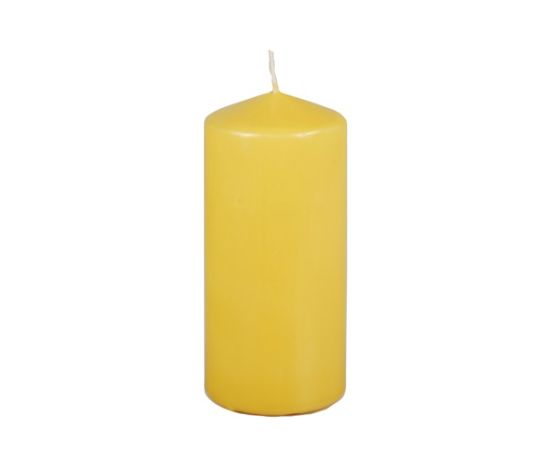 etal-shop.com - Bougie cylindrique D69 mm - 150 mm jaune clair par 8