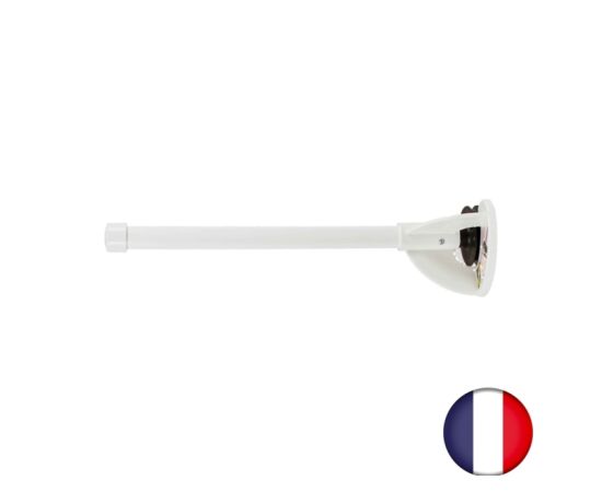 etal-shops.com - Support ventouse Publiflam® couleur blanc - Fabrication française