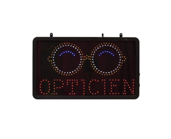 etal-shops.com - Enseigne lumineuse LED intérieur Opticien Binocle