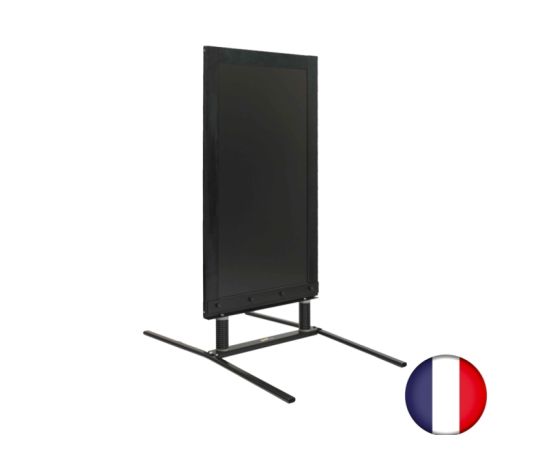 etal-shop.com - Panneau trottoir sur ressorts dimensions 128 x 65 cm cadre bois couleur noir
