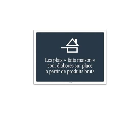 etal-shops.com - Adhésif "Fait maison" 20x15 cm
