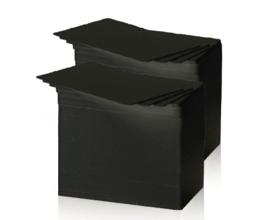 etal-shops.com - 500 cartes PVC 0.76 noir mat 120 x 54 mm Imprim'Etiq Easy