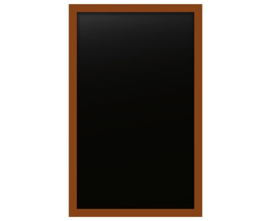 etal-shops.com - Ardoise noire CARAMEL cadre bois FSC, Shipping Google: FR::Standard:8.00 EUR, Couleur: Brun, Dimensions produits(variants): 50x80 cm