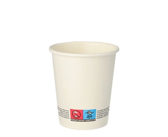 etal-shop.com - Gobelet en carton ''To Go'' 0,2 l D8 cm - 9,2 cm blanc par 1000