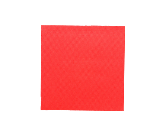 etal-shops.com - Serviette carrée en papier couleur rouge 2 plis de 380 mm x 380 mm x 1200 PAPA France
