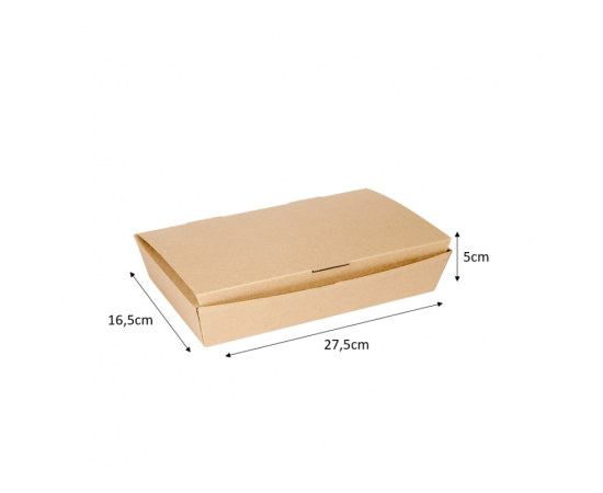 etal-shops.com - Boite lunchbox avec couvercle 27.5x16.5x5cm X60 PAPA France