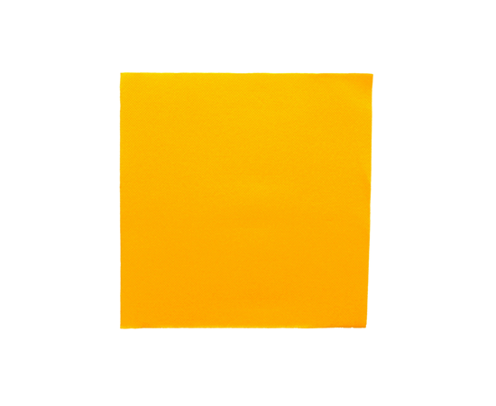 etal-shops.com - Serviette carrée en papier couleur jaune 2 plis de 380 mm x 380 mm x 1200 PAPA France