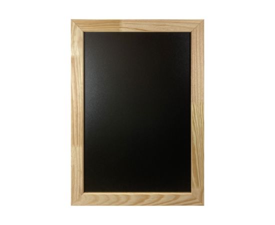 etal-shops.com - Cadre en bois brut avec ardoise double face amovible de dimensions 60 x 40 cm