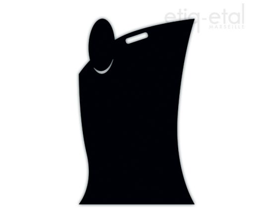 etal-shops.com - Panneau SERVICE noir avec poignée (dibond) 50x80cm