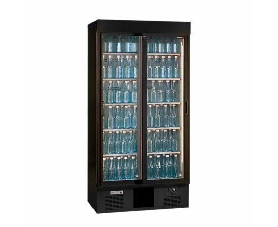 etal-shops.com - Armoire froide à boissons 2 portes coulissantes vitrées 500 L - Gamko