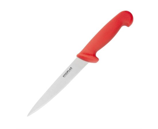 etal-shops.com - Couteau à filet rouge 150 mm - Hygiplas