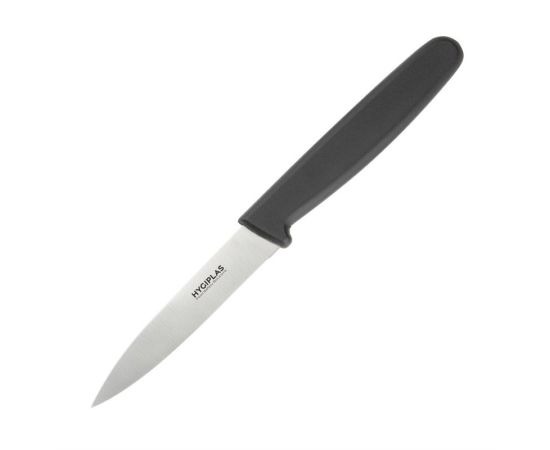 etal-shops.com - Couteau d'office lame droite noir 75 mm - Hygiplas