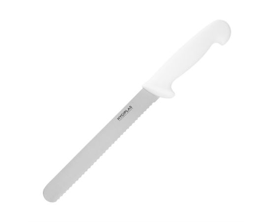 etal-shops.com - Couteau à pain blanc 205 mm - Hygiplas