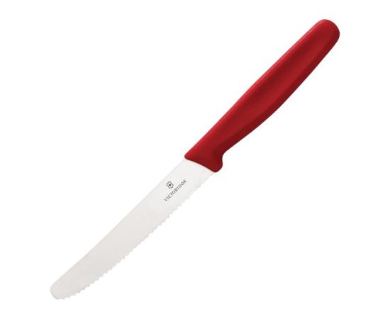 etal-shops.com - Couteau à tomate rouge 110 mm - Victorinox