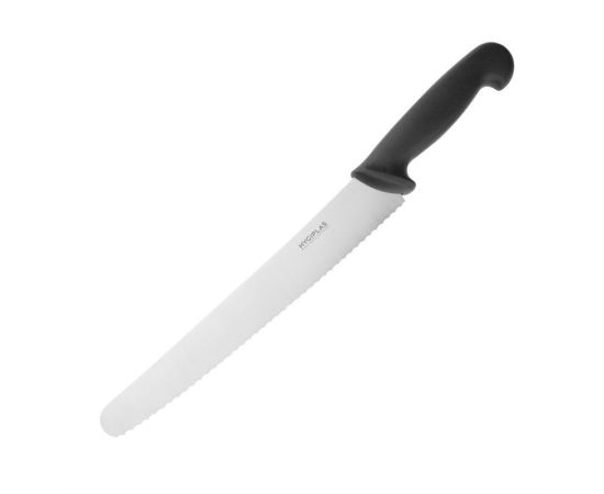 etal-shops.com - Couteau à pâtisserie denté noir 250 mm - Hygiplas