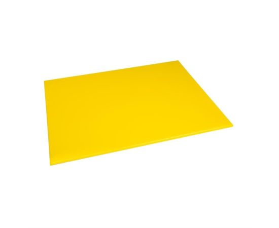 etal-shops.com - Grande planche à découper haute densité jaune - Hygiplas