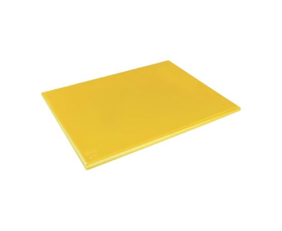 etal-shops.com - Planche à découper extra large haute densité jaune - Hygiplas