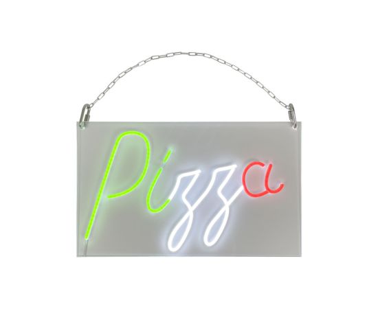 etal-shops.com - Enseigne lumineuse LED intérieur "Pizza" en plexi - Fabrication française