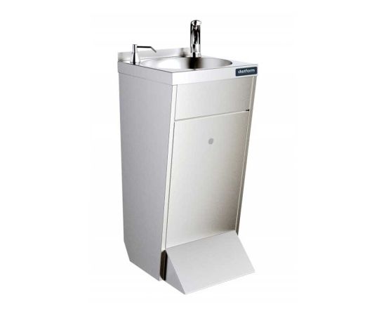 etal-shops.com - Lave-mains sur piètement robinet électronique distributeur savon - Distform