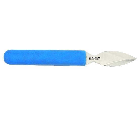 etal-shops.com - Couteau à huître "Ergo" losange bleu - Lame inox