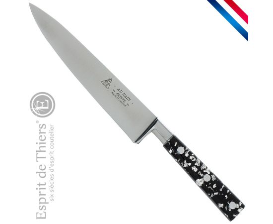 etal-shops.com - Couteau de cuisine "pépite".  feuilles d'argent - 15 cm