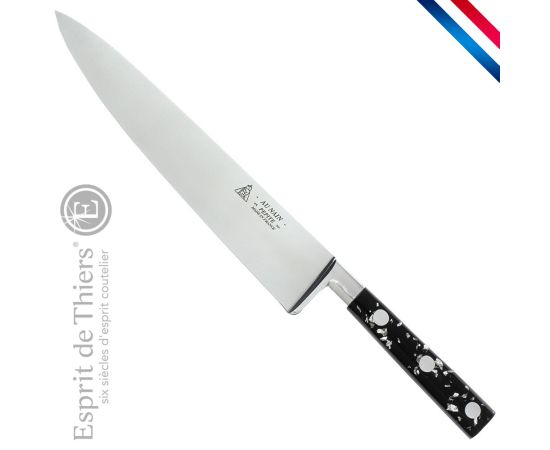 etal-shops.com - Couteau de cuisine "pépite".  feuilles d'argent -  - 20 cm