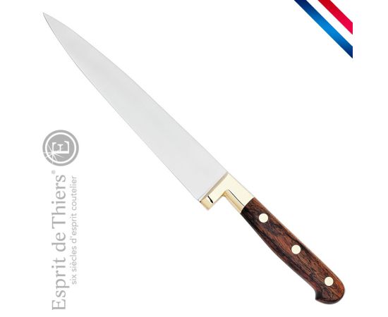 etal-shops.com - Couteau de cuisine prince gastronome. palissandre. laiton - 15 cm