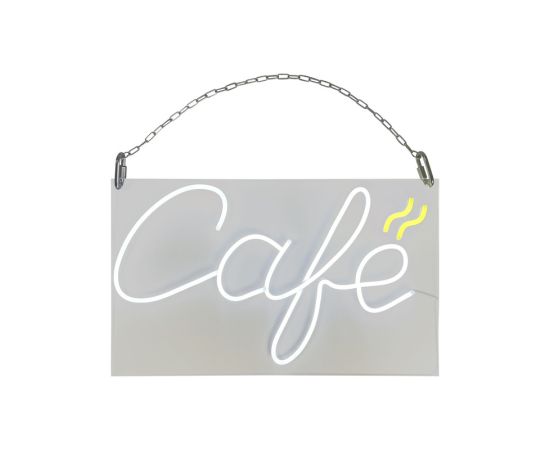 etal-shops.com - Enseigne lumineuse LED intérieur "Café" en plexi - Fabrication française
