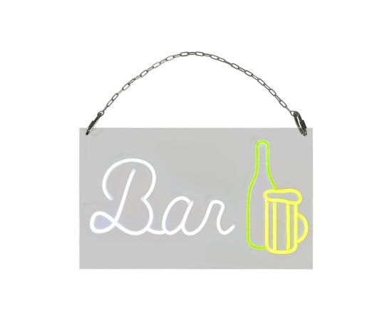 etal-shops.com - Enseigne lumineuse LED intérieur "Bar" en plexi - Fabrication française