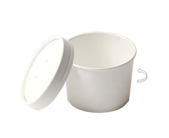 etal-shops.com - Pot à soupe Blanc en Carton 355ml