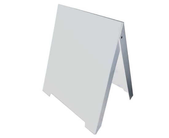 etal-shops.com - Chevalet PVC blanc H80 cm