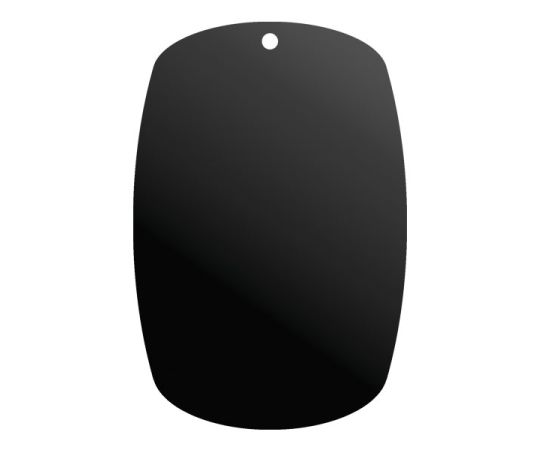 etal-shops.com - Panneau noir forme TONNEAU avec poignée 50x80 cm AKYLUX