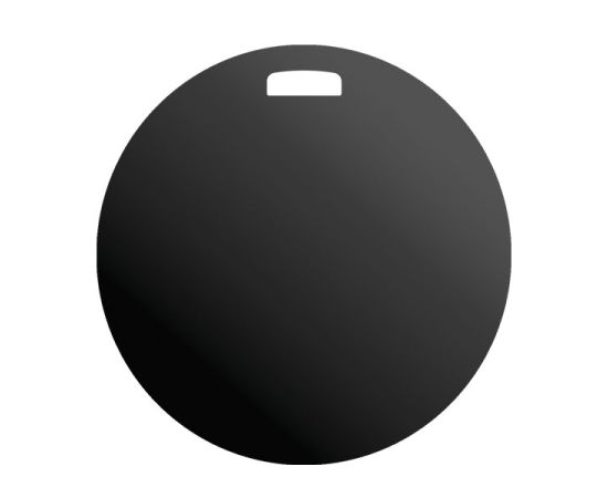 etal-shops.com - Panneau noir forme ASSIETTE avec poignée 50x80 cm AKYLUX