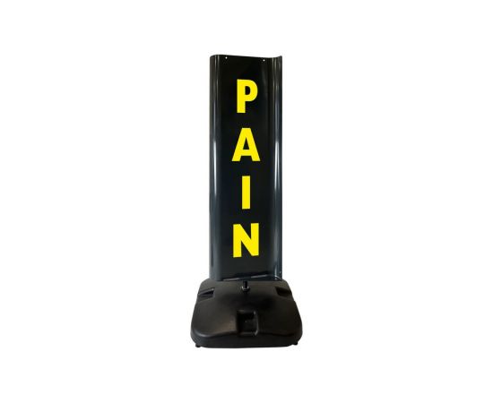 etal-shops.com - Panneau rotatif personnalisé double face "PAIN - OUVERT" de dimensions 133 x 50 cm