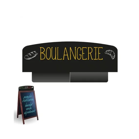etal-shops.com - Fronton BOULANGERIE pour chevalet de trottoir largeur 65 cm, 2 image