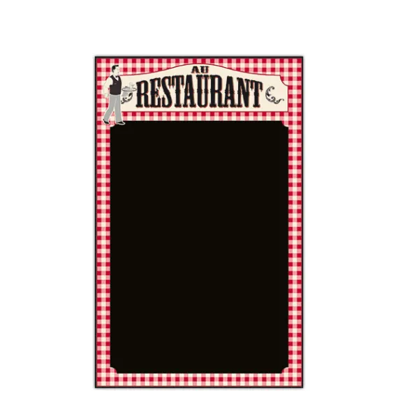 etal-shop.com - Panel "En el restaurante" 44x70cm marco impreso anverso