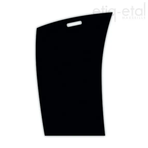 etal-shop.com - Panel FLAME negro con asa (dibond) 50x80cm