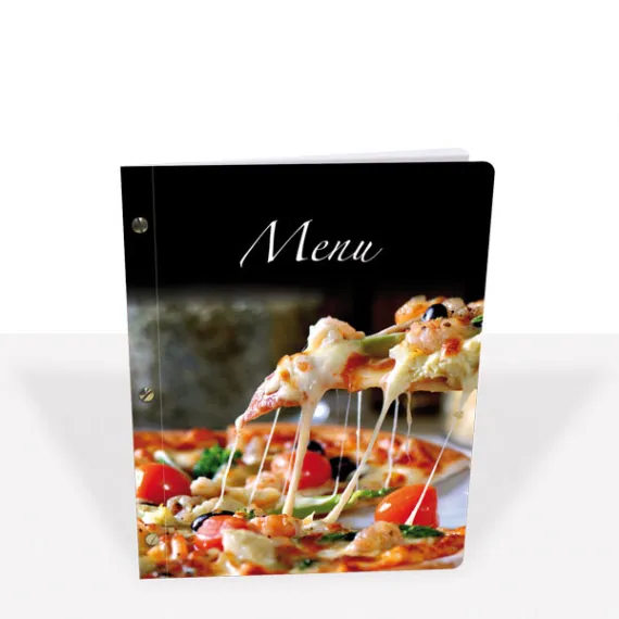 etal-shop.com - S. 2 protectores de menú PIZZA con 5 separadores