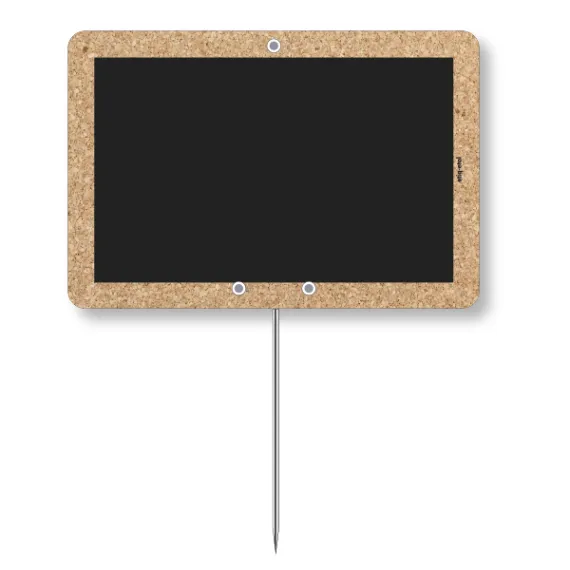 etal-shop.com - 10 etiquetas neutras Natural 12x8 cm con pala