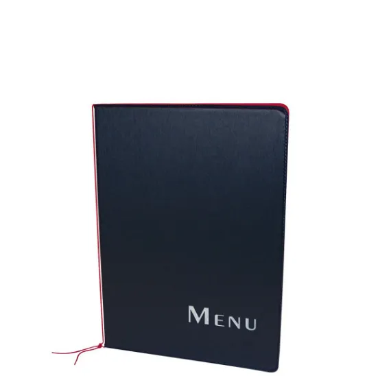 Menu covers POLY black A4 + 2 inserts ( minimum 10)