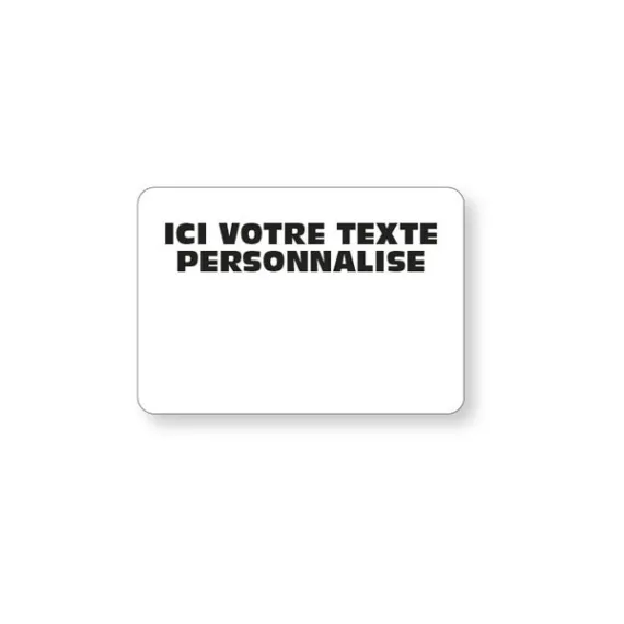 etal-shops.com - Etiquettes blanches vierges à Texte, Couleur: Blanc, A TEXTE: OUI, Shipping Google: FR::Standard:8.00 EUR, Dimensions produits(variants): 8*6 cm, Support: Sans pic