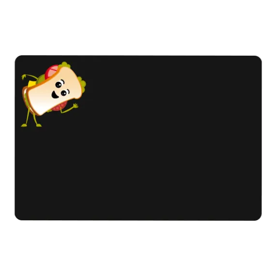 etal-shop.com - Etiquetas negras Sándwich alegre, Color: NEGRO, Envío Google: FR::Estándar:8,00 EUR, Dimensiones del producto (variantes): 6X4 cm