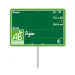 ORGANIC PRODUCT fruit and vegetable labels, Color: Green, Product dimensions: 15*10 cm, Price label holders: With spike