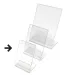 Vertical transparent Easels display price for labels, Color: Transparent, Product dimensions: 6X4 cm