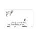 etal-shops.com - Etiquettes Cremerie Lait Chevre 10x7 cm, Couleur: Blanc, A TEXTE: NON, Shipping Google: FR::Standard:8.00 EUR, Support: Sans pic