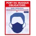 Poster WEARING A MASK, Color: Quadri, Material: Self adhesive