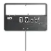 Price tag  n°3  SLATE with spike Inox (pack 10), Color: Grey, With Text: NO