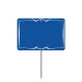 etal-shops.com - S. 10 Etiquettes  AUTREFOIS ardoisine bleue liseré blanc, Couleur: BLEU, Dimensions produits(variants): 10*7 cm